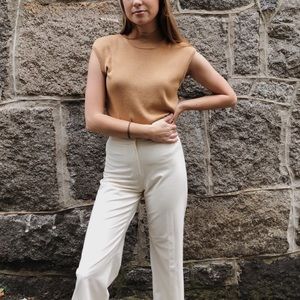 *SOLD* coldwater creek tan mockneck